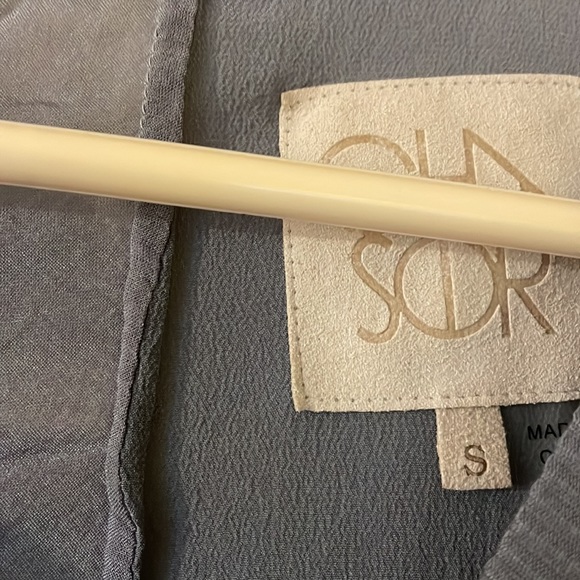 Chaser SILK panel pullover top long sleeve - Picture 4 of 8